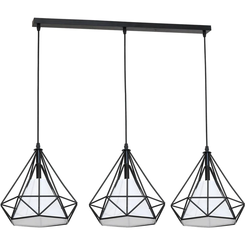 Lustre 3x60W E27 TRIANGOLO ML162 Milagro - Luminaire Design Géométrique