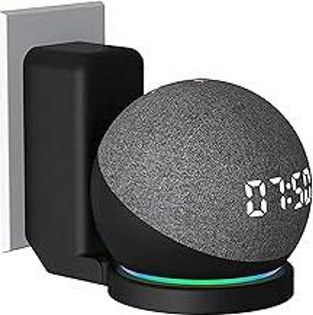 Wandhalterung Steckdosenhalterung für Echo Dot 3/Dot 4/Dot 5 Lautsprecher,Lautsprecherständer Zubehör für Echo Dot 5/Dot4/Dot3,Platzsparend-St...
