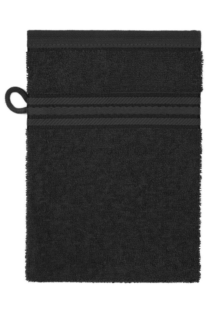 Flannel Waschlappen in vielen Farben black, Gr. one size