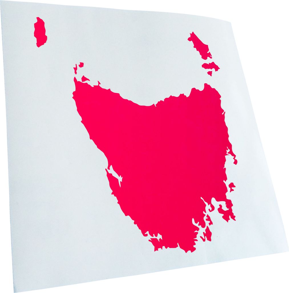 hauptsachebeklebt Kiwistar - Autoaufkleber - Tasmania - Australien - State Heckscheibe - Aufkleber für Auto Kfz Fahrrad, LKW, Truck Mofa