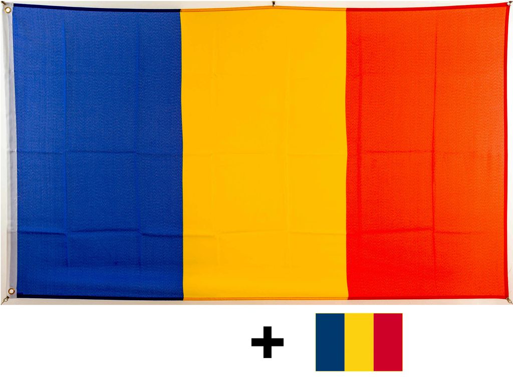 Fahne Rumänien Wappen Hissflagge 90 x 150 cm Flagge 