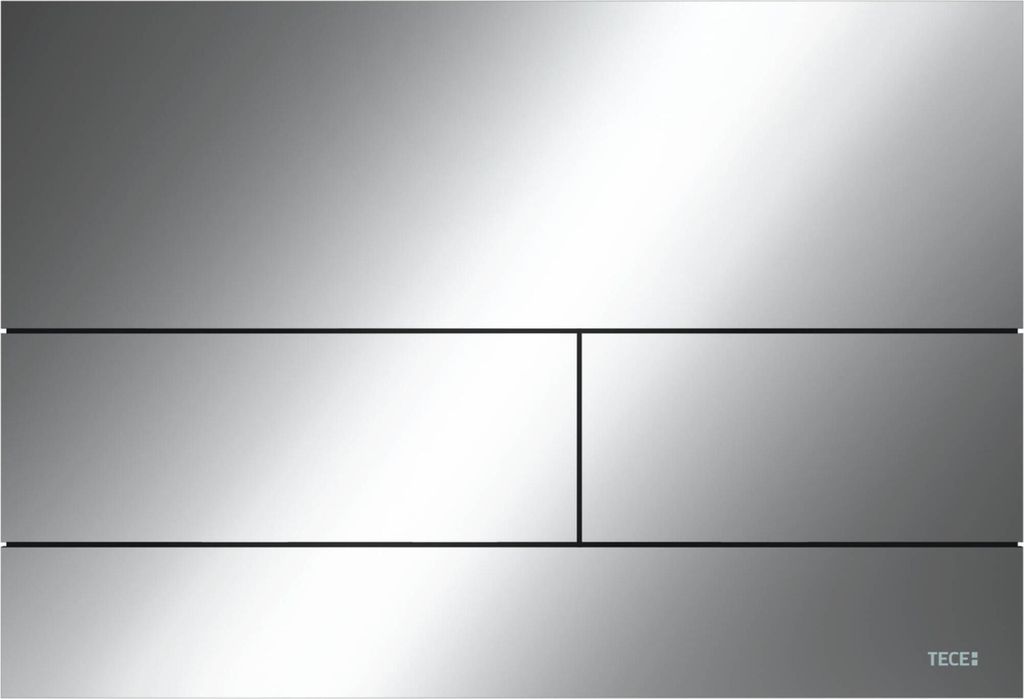 TECEsquare II Met. WC-Betätigungsplatte Chrom glänzend Produktbild 