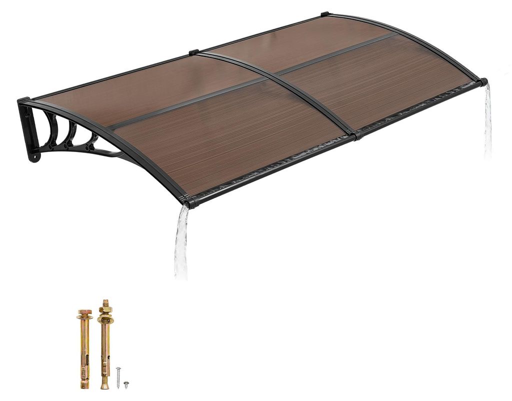 VEVOR Overkapping voor voordeur, 965x1987 mm, hellend dak, Productafbeelding 