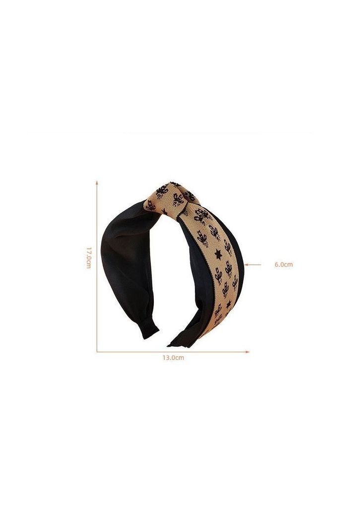 Haarband Turban, schwarz, tolles Accessoire