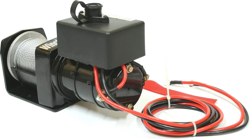 Treuil 12V Offroad avec câble robuste 907kg - Commande filaire incluse
