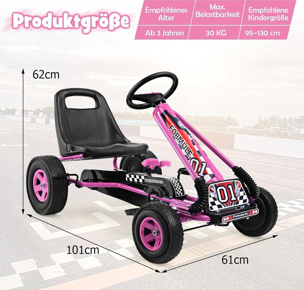 Kinder Go Kart Tretfahrzeug, Tretauto mit | Kaufland.de