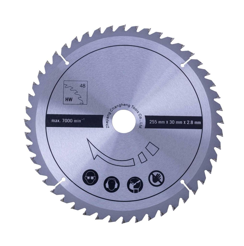 Scheppach HW Kreissägeblatt Ø 255 x 30 x 2,8 x 1,8 mm / 48 Produktbild 