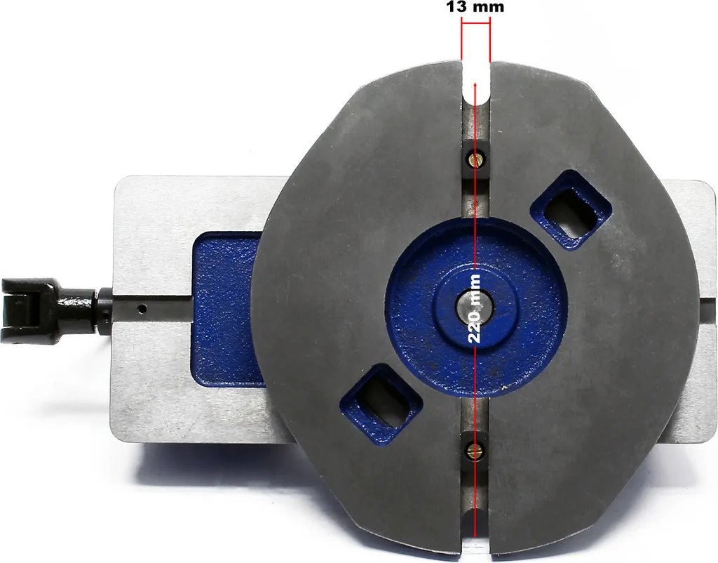 Étau d'atelier pivotant 100mm haute stabilité avec base rotative 360 - 5