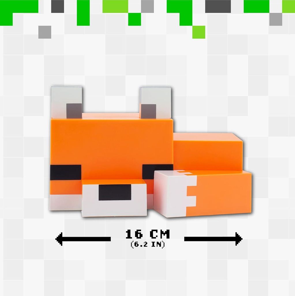 Réveil Minecraft TNT – Son Officiel, écran LED Inversé, Ambiance Lumineuse, Licence Officielle