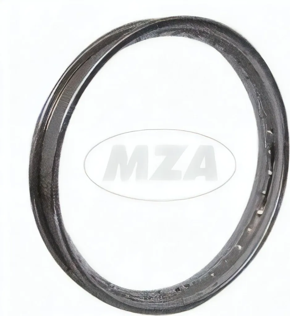 Jante acier MZ chromée 2,15x18 pour corriger une roue voilée ETZ250