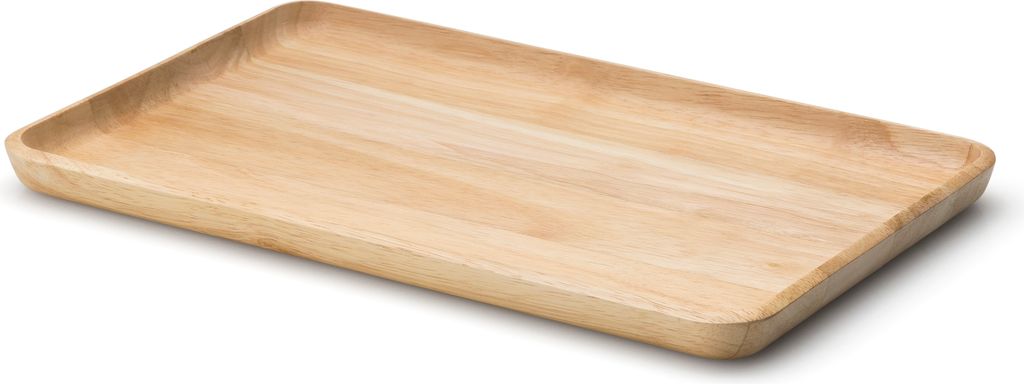 CONTINENTA Tablett rechteckig, Gummibaum 34x21x2 cm 3287 Immagine del prodotto 
