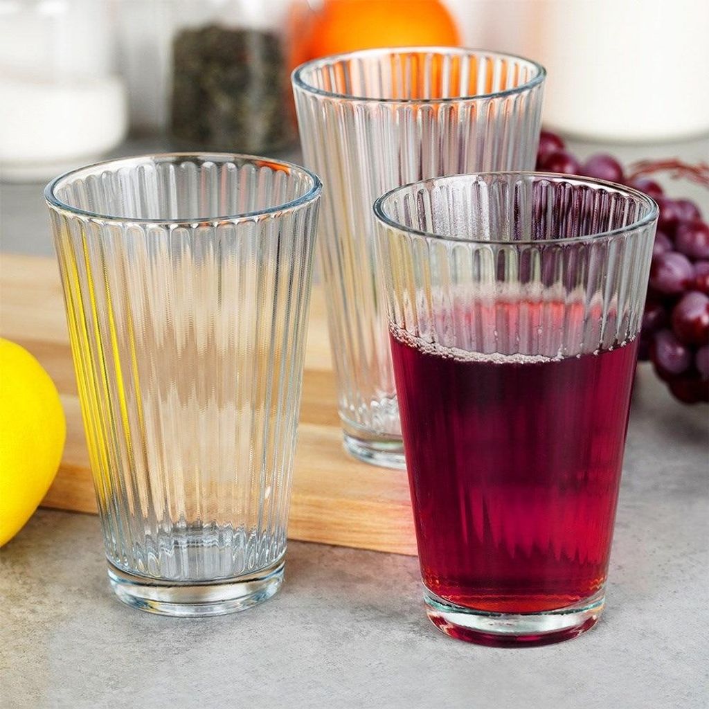 Drei hohe Gläser 270 ml
