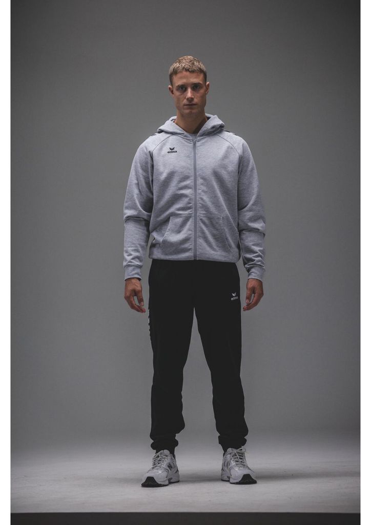 Erima Cmpt Wings Hoody Jacke Grau Marl