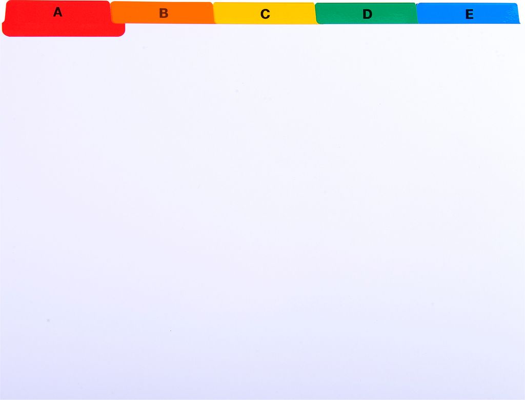 Exacompta 25 Trennbl A-Z Karton w 160x210mm