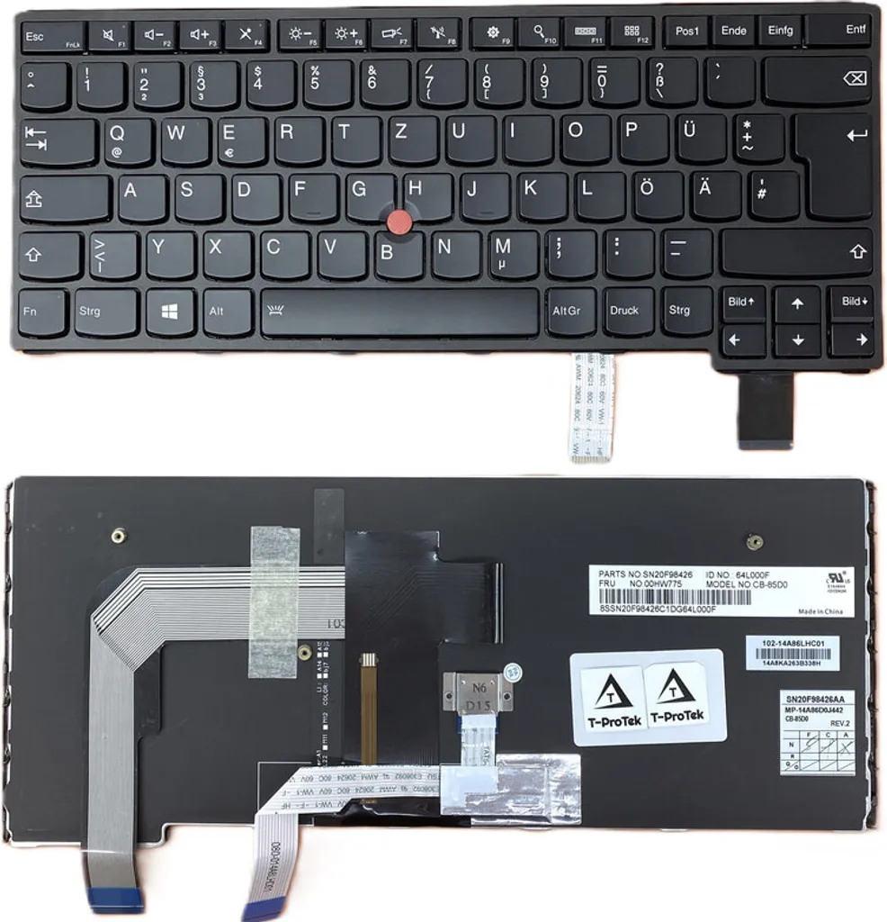 Clavier MP-14A86D0J442 rétroéclairé : réparez votre saisie défectueuse - 2