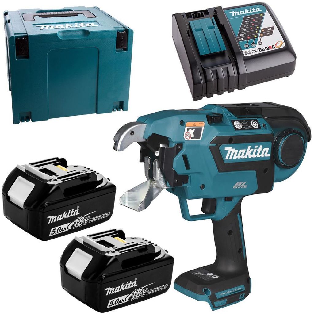 Makita wiązarka do zbrojeń dtr181rtj 2x5,0ah Produktbild 