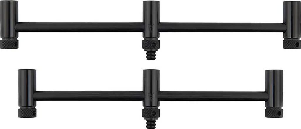 Fox Black Label Slim Adjustable 3 Rod Buzz Bars pour support de cannes