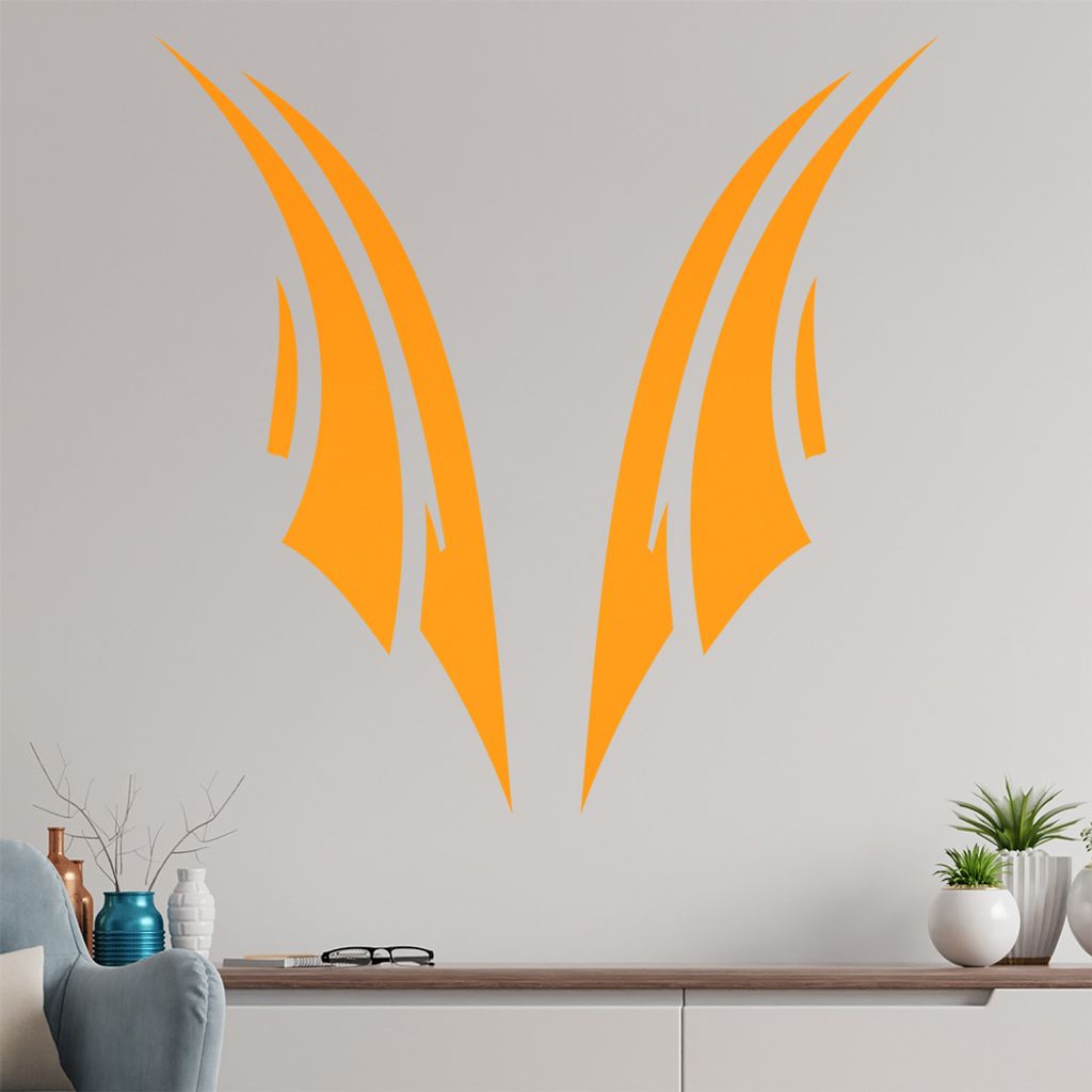 Tribal Dark Wandtattoo in 6 Größen - Wandaufkleber Wall Sticker - Dekoration, Küche, Wohnzimmer, Schlafzimmer, Badezimmer