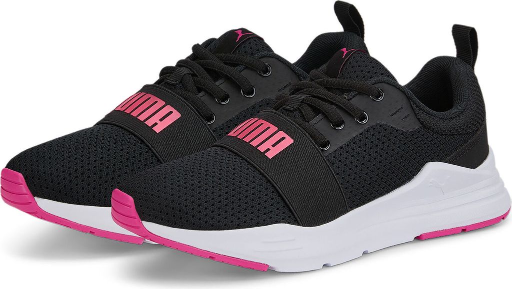 PUMA Wired Run Laufschuhe Kinder puma black-sunset pink 38