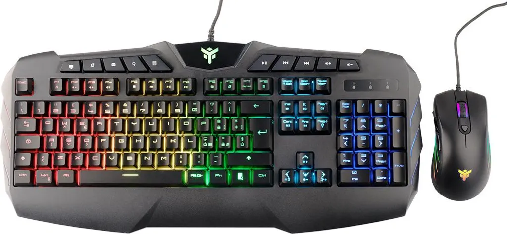 Clavier et Souris Gaming USB itek T20 Idéal pour Setup PC Gamer Débutant