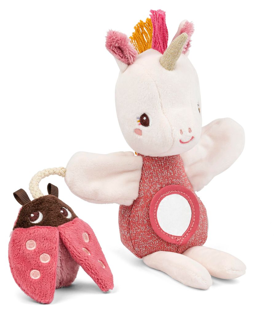 Lilliputiens - Aktivität Handpuppe Einhorn Lena - sensorisches Babyspielzeug