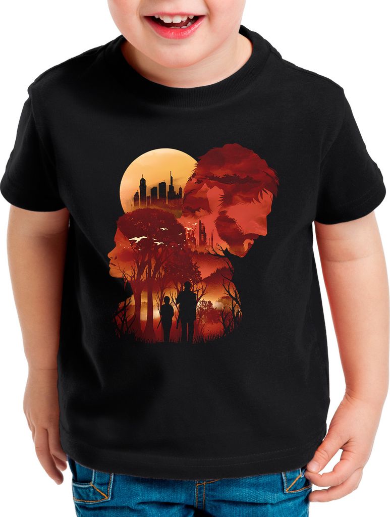 BaumwolleCloud Sunset Cure Kinder T-Shirt us last joel ellie left of behind