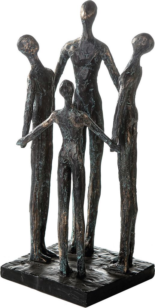 Casablanca by Gilde Dekofigur Skulptur Group bronzefarben Produktbild 