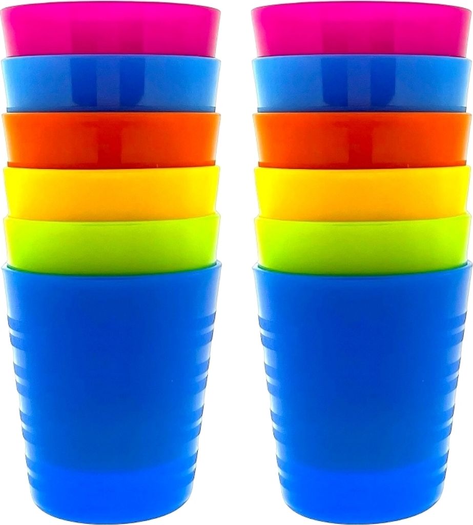 12 x gobelets incassables en plastique - sans BPA - 6 Image du produit 