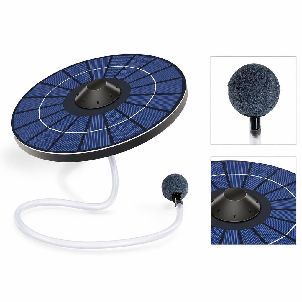Solar Teichbelüfter schwimmend, Teich Sauerstoffpumpe ohne Produktbild 