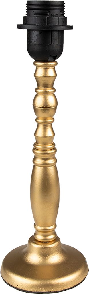 Clayre & Eef Lampenfuß Ø 10x30 cm Goldfarbig Holz