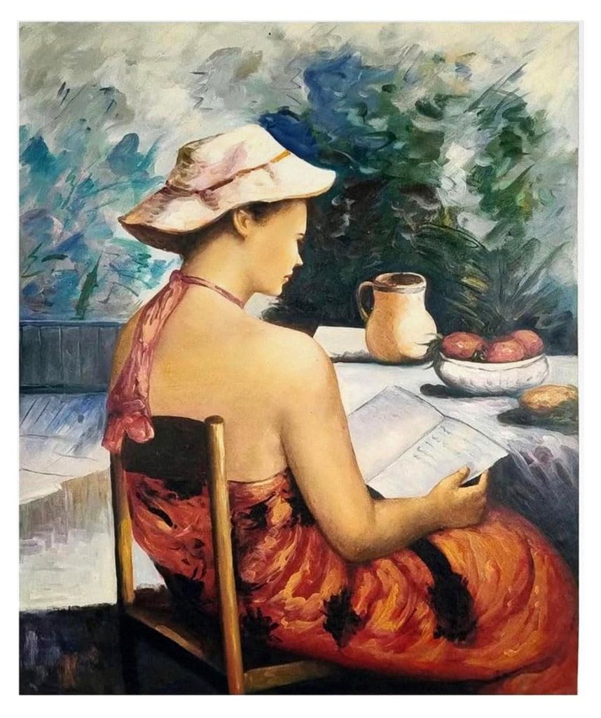 Ölgemälde auf Leinwand Dama 50 x 60 cm