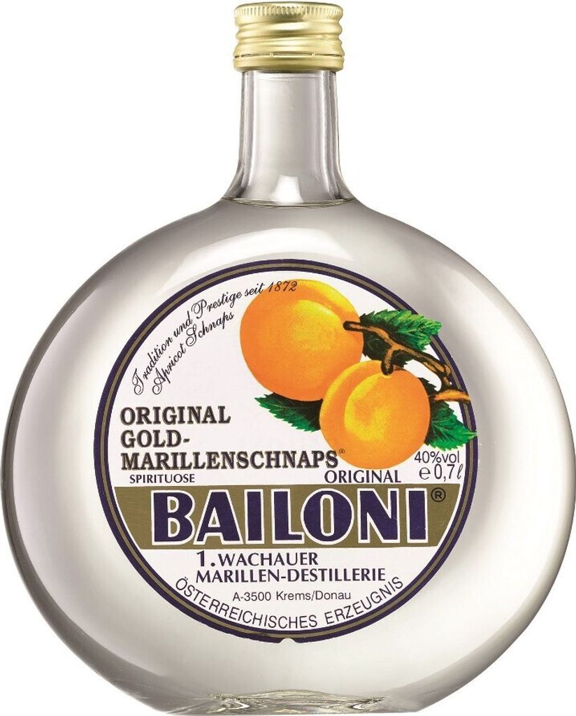 Bailoni Wachauer Gold-Marillenschnaps 0,7l