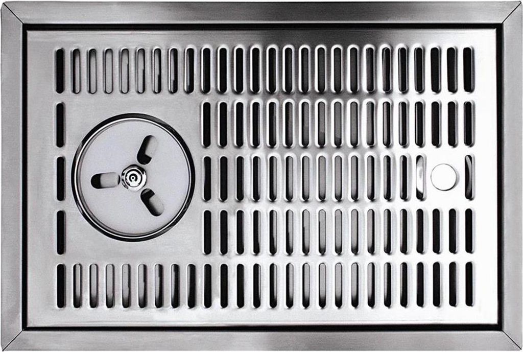 BieTal Abtropfblech Tropfkasten 44,5x28cm Lochplatte zum Einbau & Gläserdusche