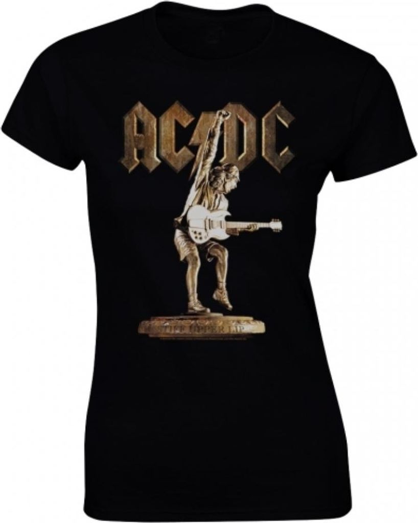Ac/Dc Stiff Upper Lip Fitted T-Shirt (lady) T-Shirt, Frauen