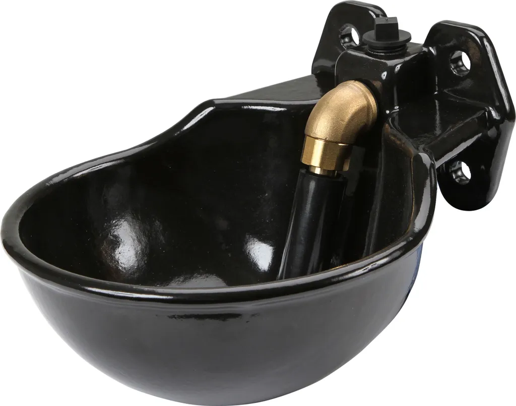 Abreuvoir pour chevaux et bovins Kerbl G51 fonte émaillée noire