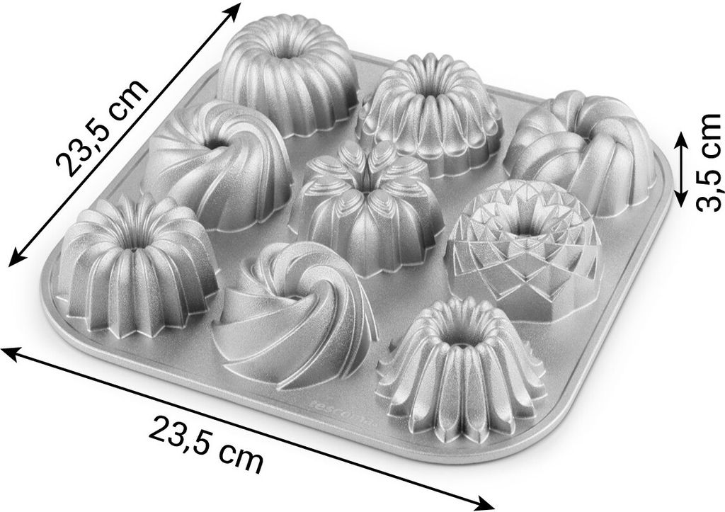 Moule à Charnière En Forme De Cœur - 22 Cm - Revêtement Anti-adhésif - Pour Gâteaux, Desserts - Tescoma Delicia - 2