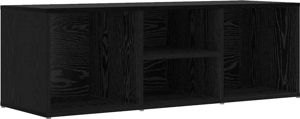 Schuhbank Schwarz Eichen-Optik 102 x 35 x 35 cm Holzwerkstoff