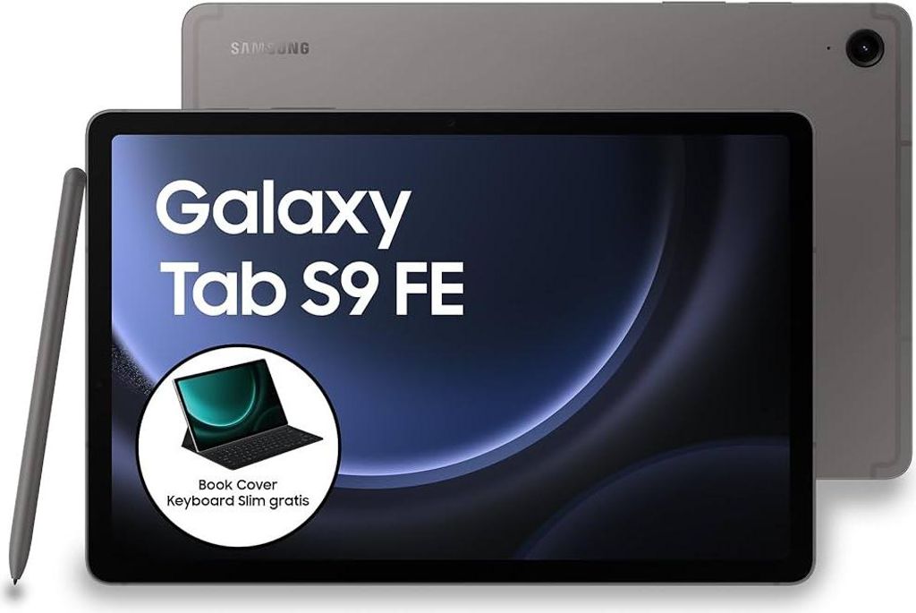 Samsung Galaxy Tab S9 FE Wi-Fi 128 GB grau Zdjęcie produktu 