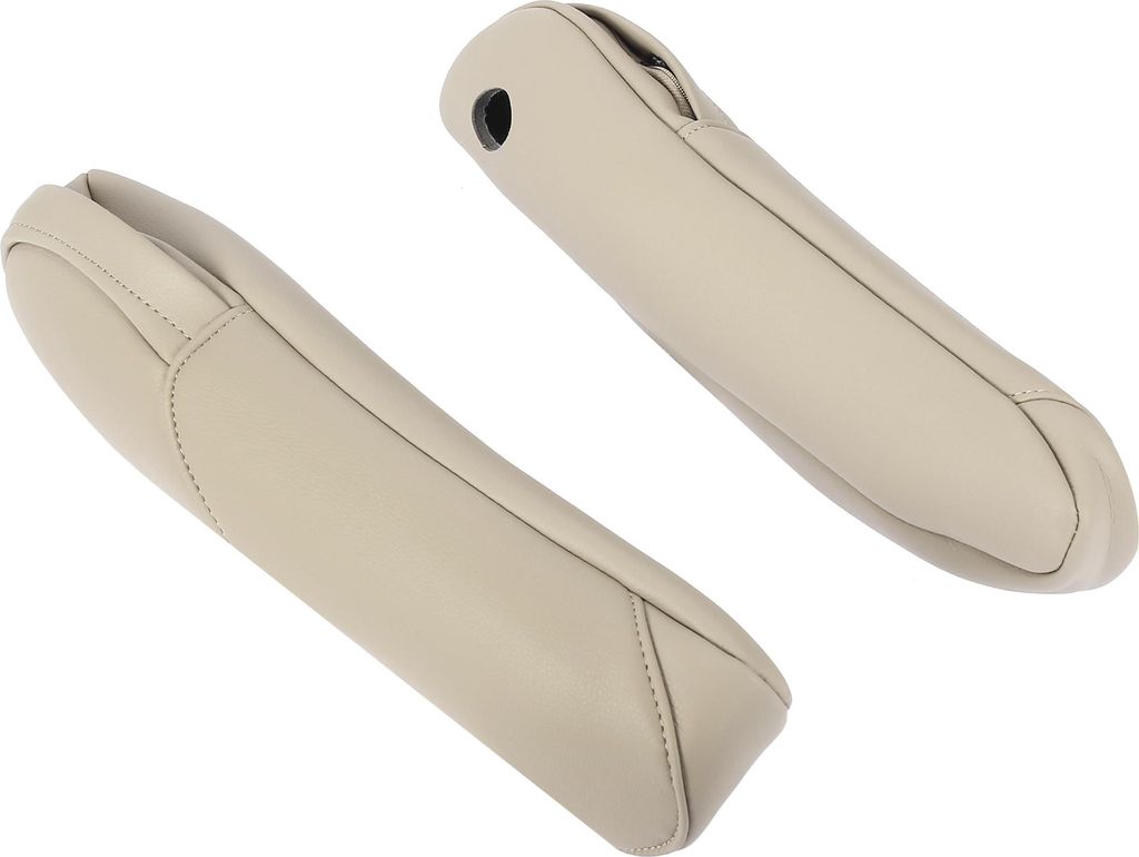 Paar Vordersitz Armlehnenbezug Wasserdicht Ersatz Beige für Auto