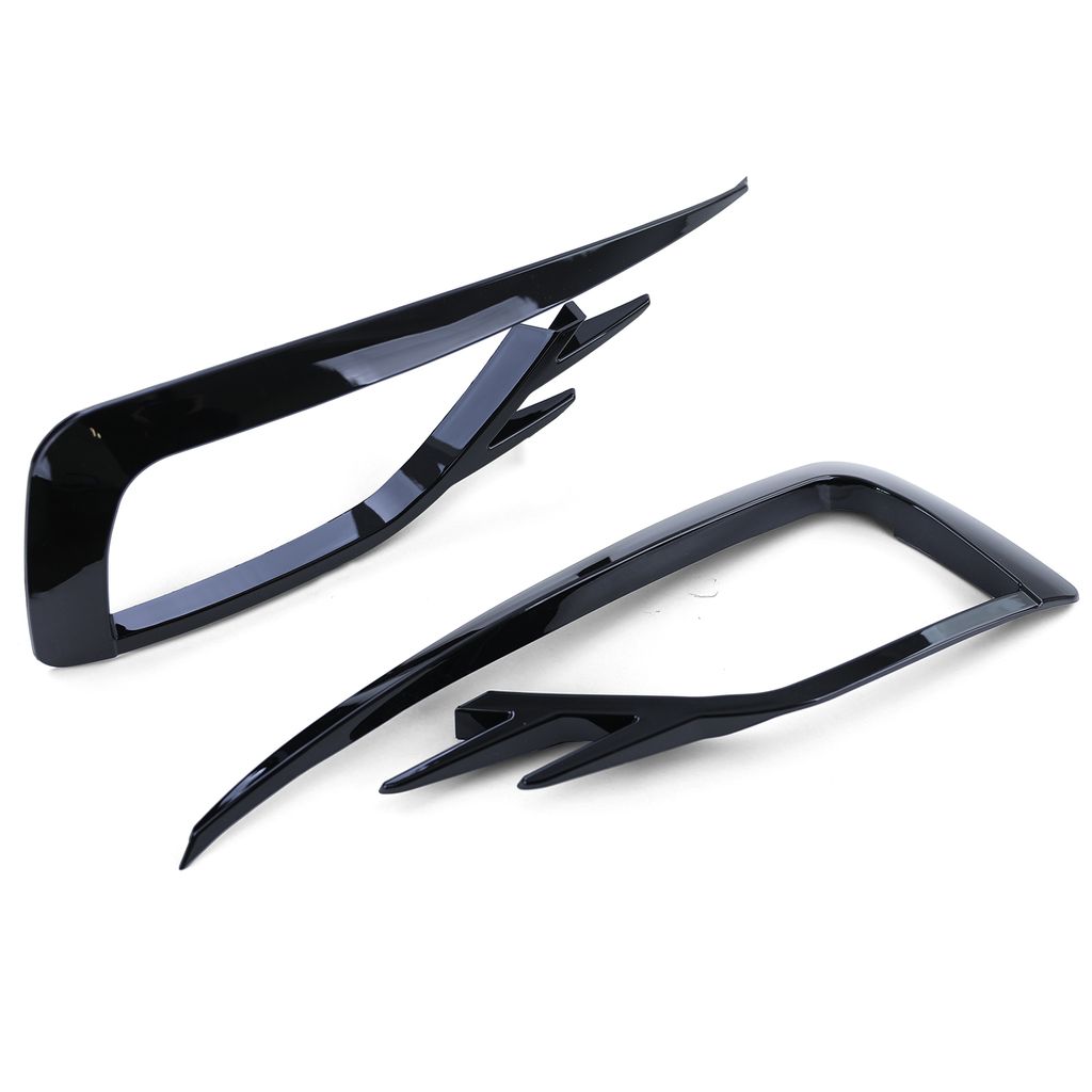 2PCS Carbon Look Auto Nebelscheinwerfer Augenbrauen Windmesser Abdeckung  Trim Nebelscheinwerfer Augenbrauen Augenabdeckung Für VW Golf MK7
