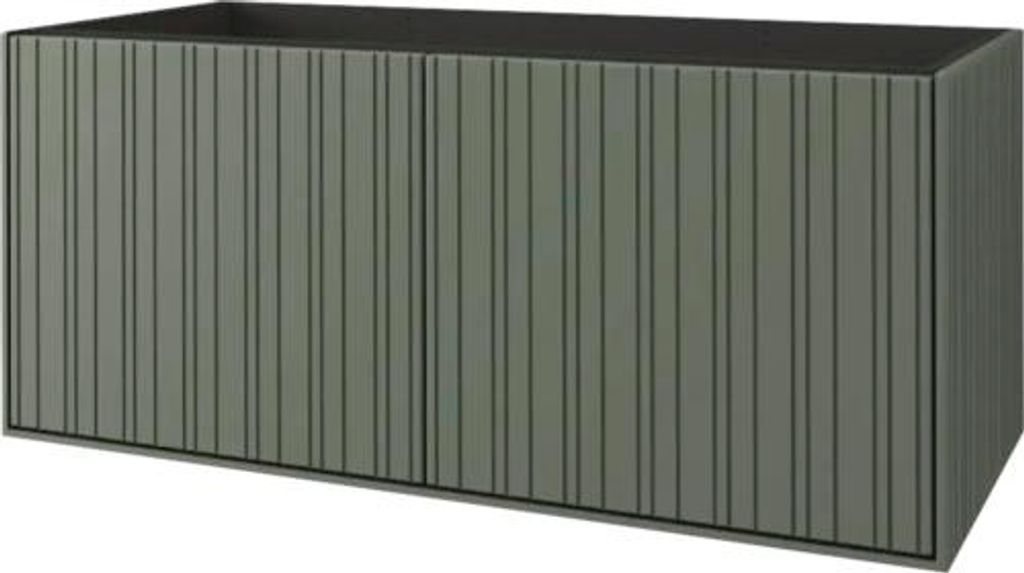 Jungborn Waschbeckenunterschrank SEIMILA BxHxT 100 x 43 x 46 cm Frontfarbe grün matt