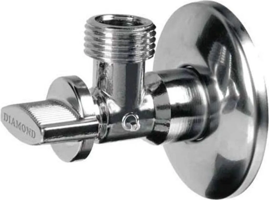 Valvola Arresto 1/2 x 3/4 Inox per Lavatrice e Lavastoviglie - Norma CE