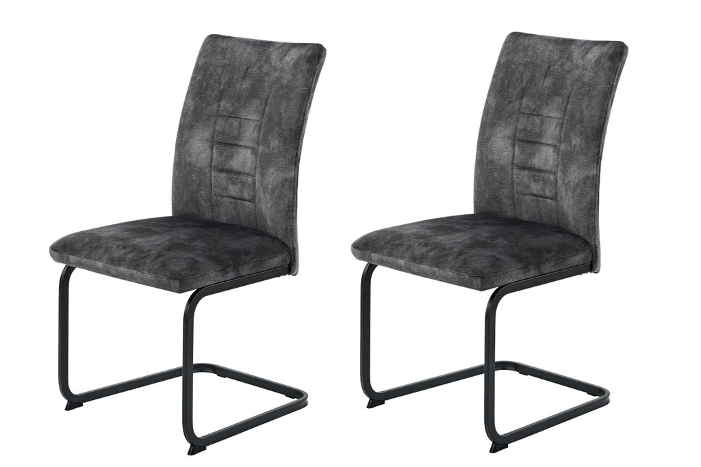 Hela Tische, 2er Set Esszimmerstuhl Freischwinger Gela, Produktbild 
