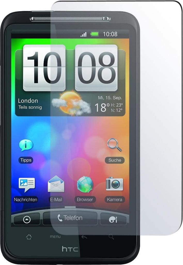 6er-Pack PhoneNatic Displayschutzfolien matt kompatibel mit HTC Desire HD