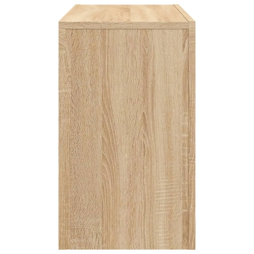 Set 3 Tavolini Sovrapponibili vidaXL Rovere Sonoma | Salvaspazio Design - 6