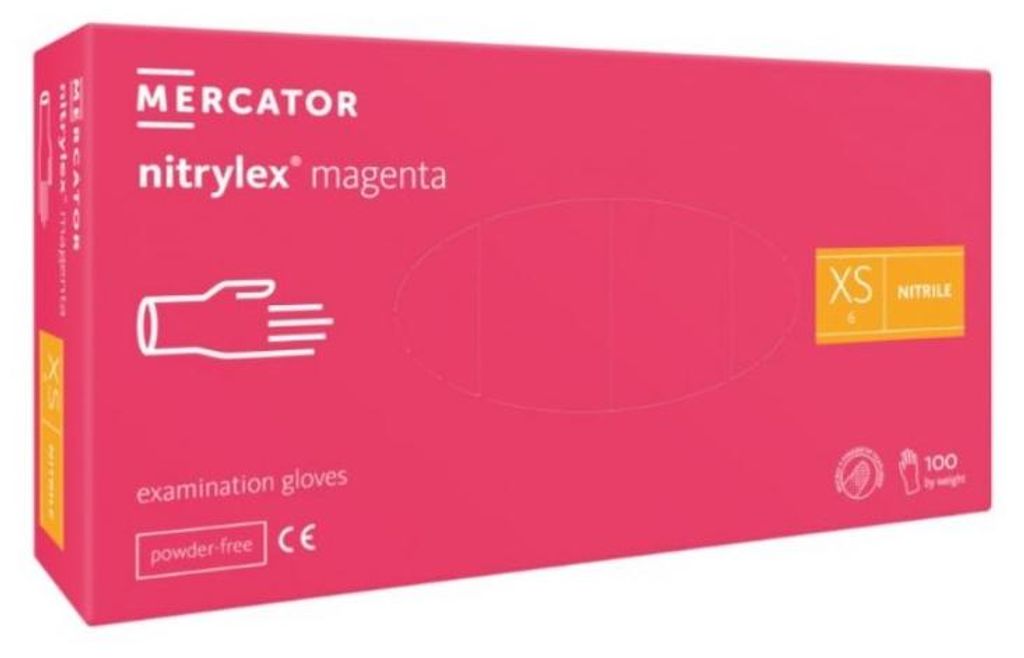 Einweghandschuhe Mercator Handschuhe Nitril 100 Stück. 6 XS Produktbild 