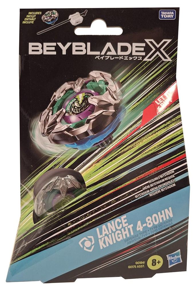 Beyblade Pakiet startowy X Lance Knight 4-80HN, 8 lat(a) Zdjęcie produktu 