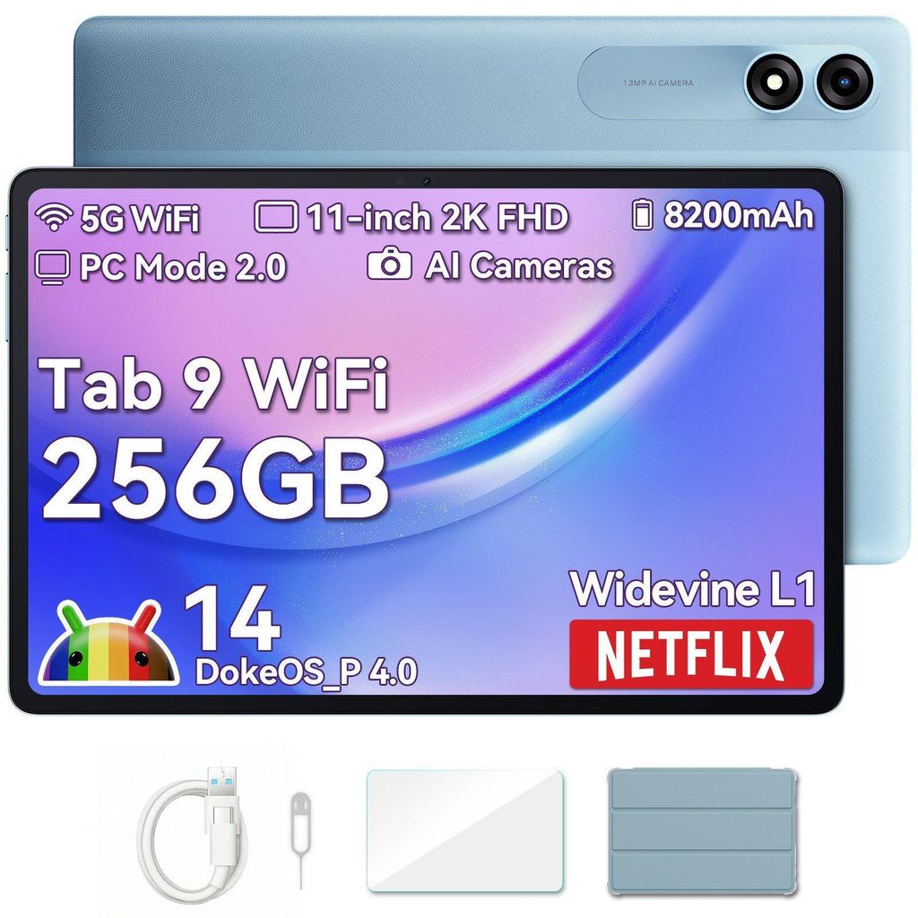 Blackview Tab9 WiFi Android 14 Tablet FHD+ 11 Zoll großes Produktbild 