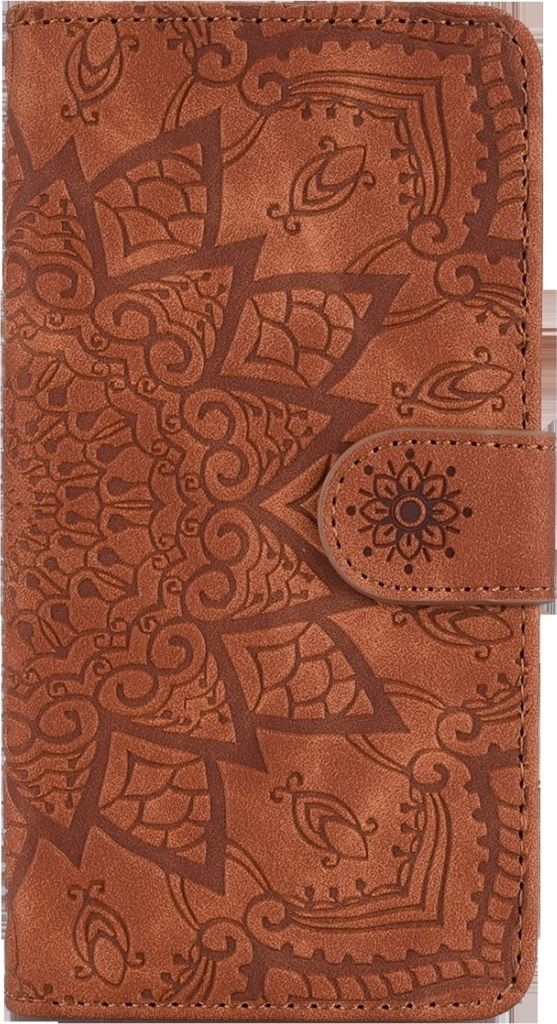 Mobigear Mandala Xiaomi Mi A3 Hülle Klapphülle Geldbörse - Braun