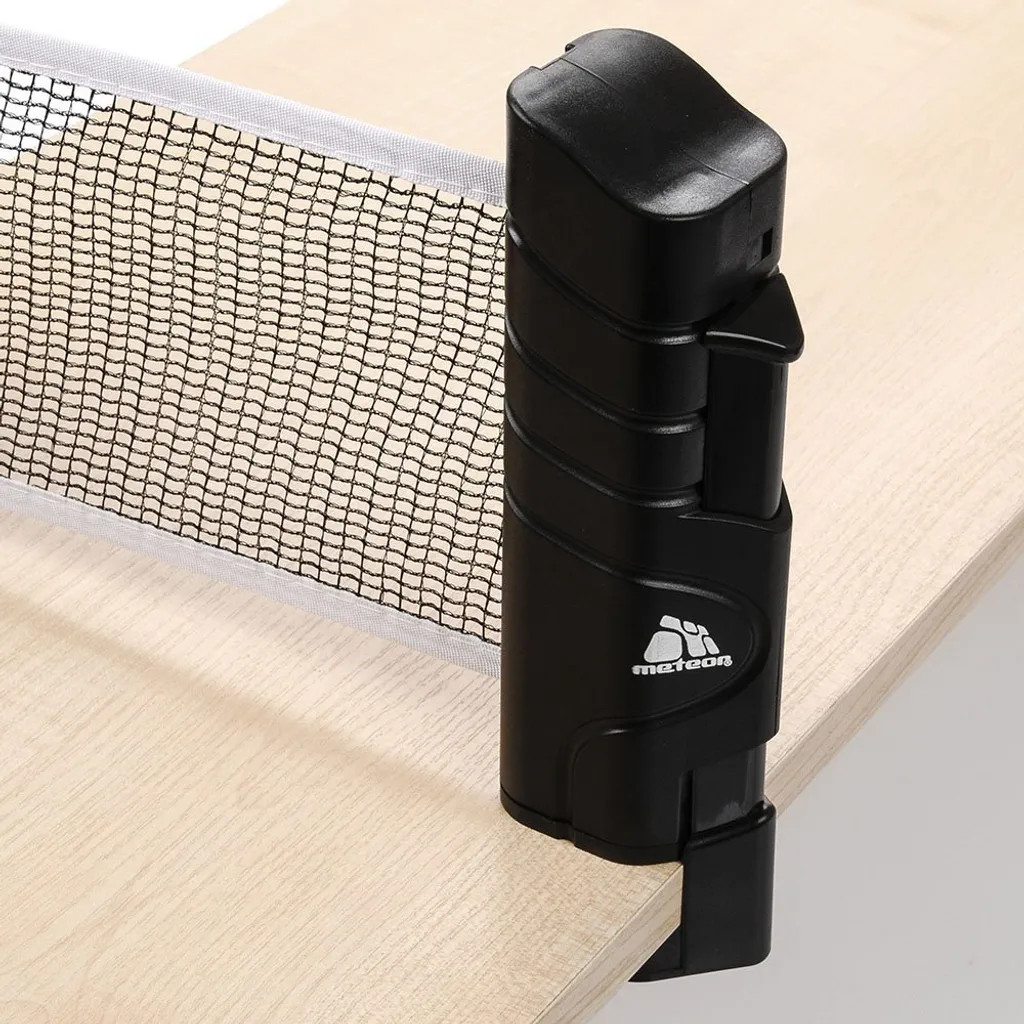 Filet de ping-pong extensible noir 220 cm rétractable pour toute table - 5